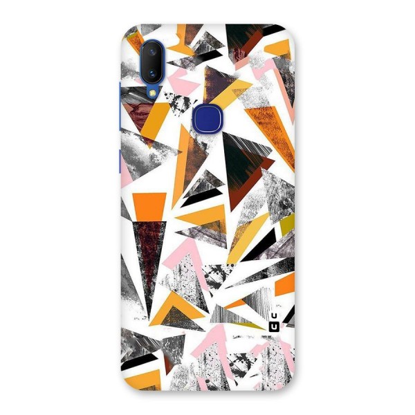 Abstract Sketchy Triangles Back Case for Vivo V11