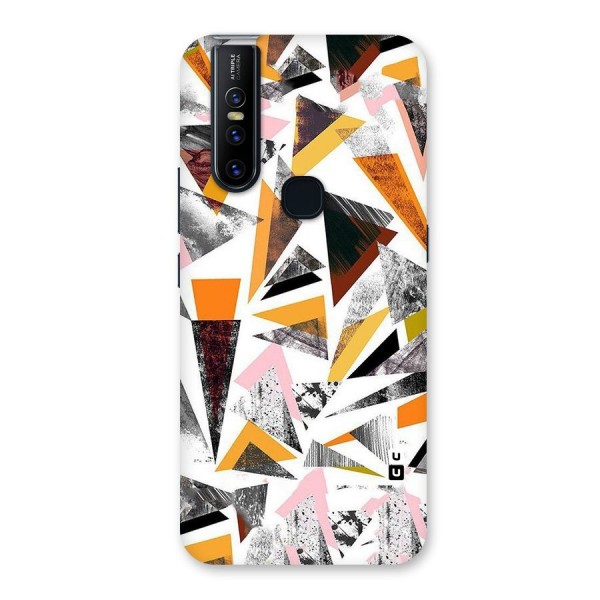 Abstract Sketchy Triangles Back Case for Vivo V15