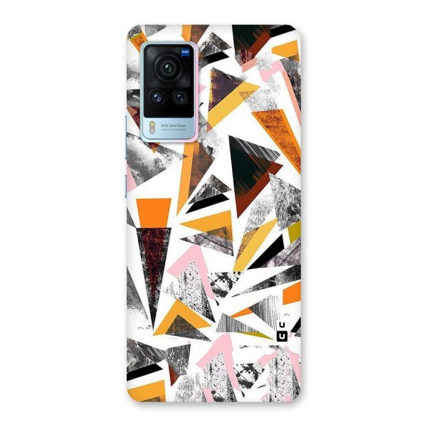 Abstract Sketchy Triangles Back Case for Vivo X60 Pro