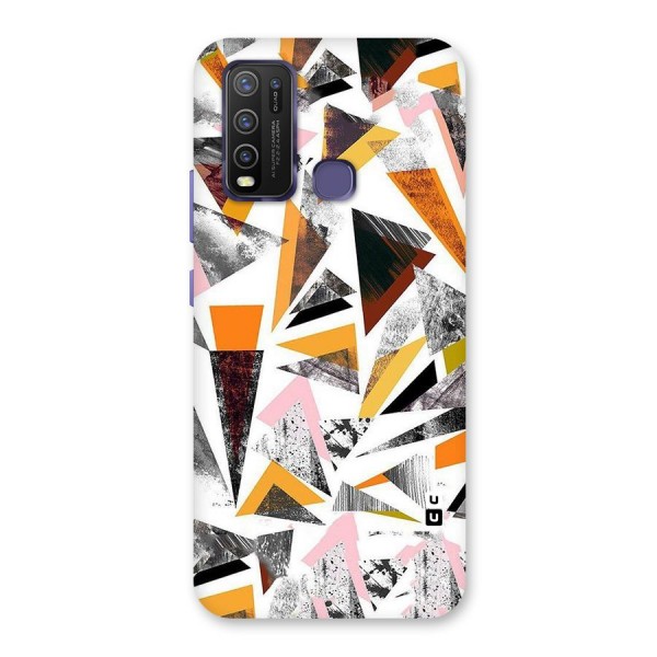 Abstract Sketchy Triangles Back Case for Vivo Y30