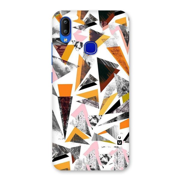 Abstract Sketchy Triangles Back Case for Vivo Y91