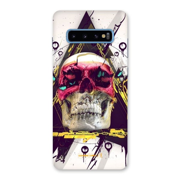 Abstract Skull Back Case for Galaxy S10 Plus