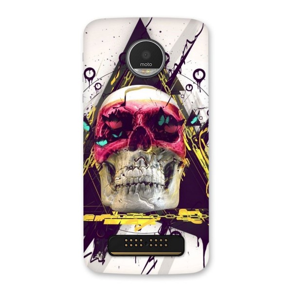 Abstract Skull Back Case for Moto Z Play