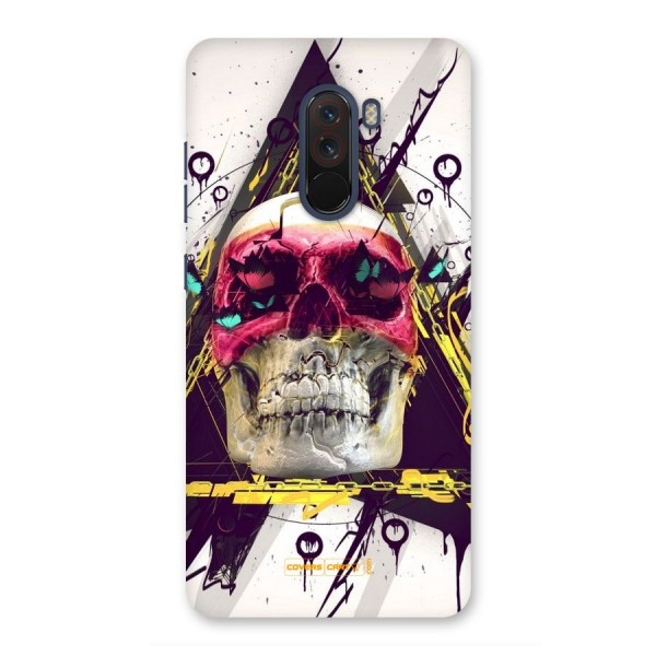 Abstract Skull Back Case for Poco F1