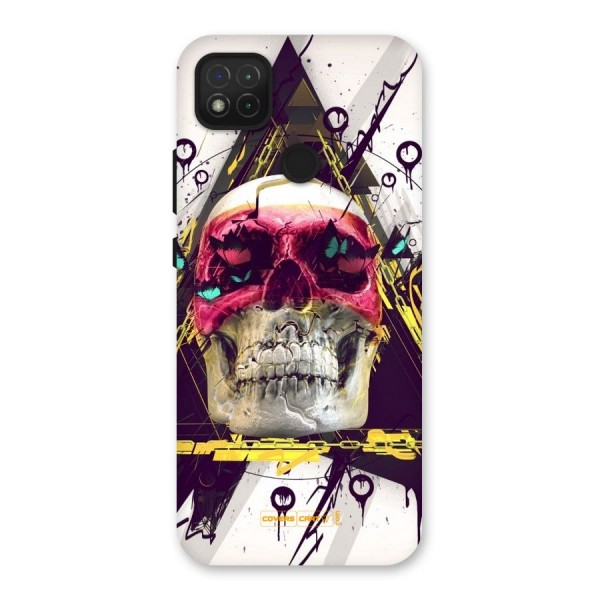 Abstract Skull Back Case for Redmi 9C