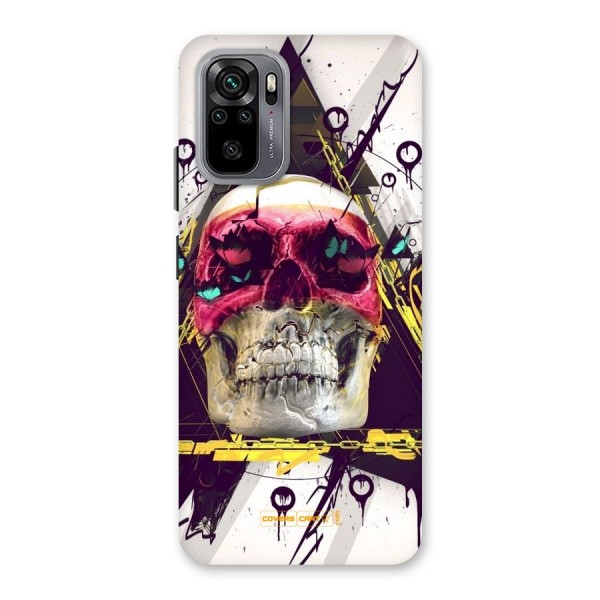 Abstract Skull Back Case for Redmi Note 10