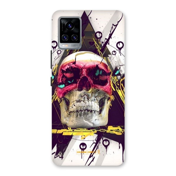 Abstract Skull Back Case for Vivo V20 Pro