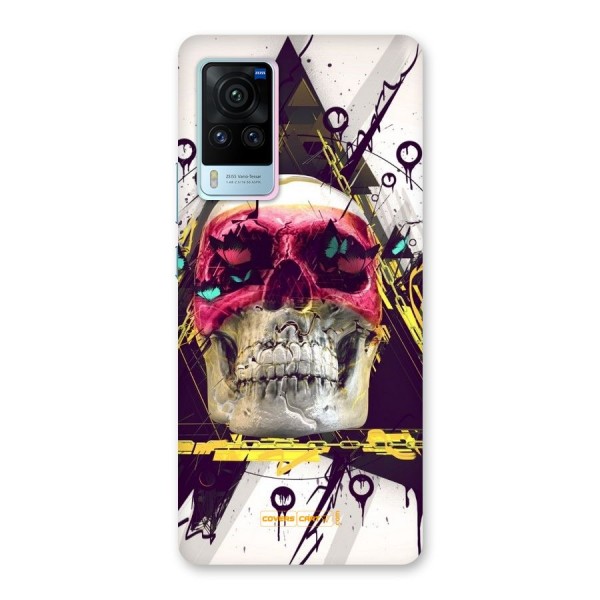 Abstract Skull Back Case for Vivo X60 Pro