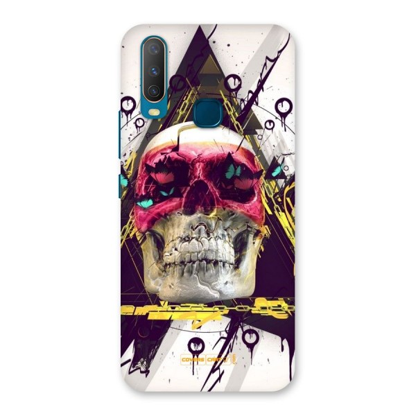 Abstract Skull Back Case for Vivo Y12