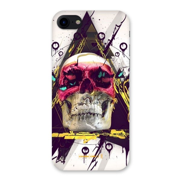 Abstract Skull Back Case for iPhone SE 2020