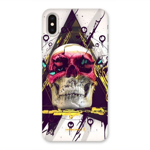 Abstract Skull Back Case for iPhone XS Max