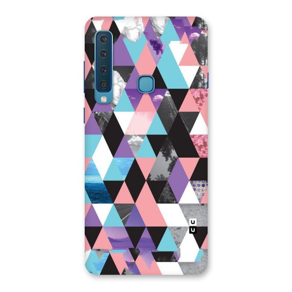 Abstract Splash Triangles Back Case for Galaxy A9 (2018)