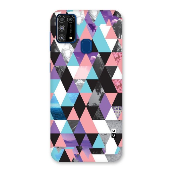 Abstract Splash Triangles Back Case for Galaxy M31