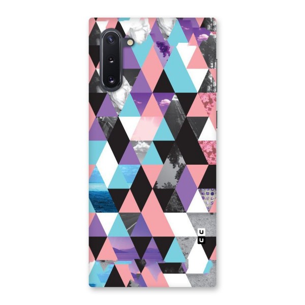 Abstract Splash Triangles Back Case for Galaxy Note 10