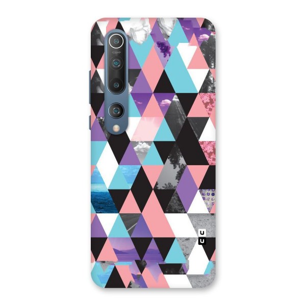 Abstract Splash Triangles Back Case for Mi 10