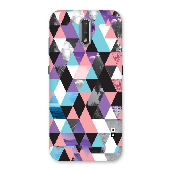 Abstract Splash Triangles Back Case for Nokia 2.3