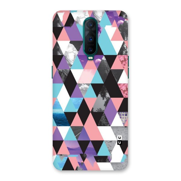 Abstract Splash Triangles Back Case for Oppo R17 Pro