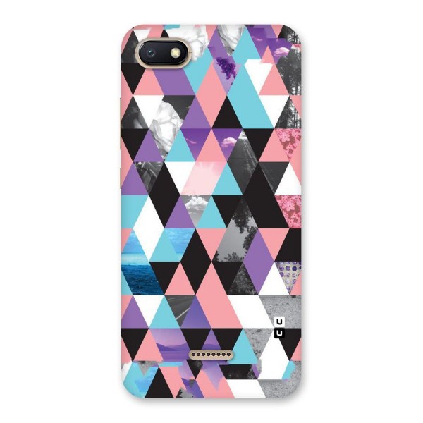 Abstract Splash Triangles Back Case for Redmi 6A