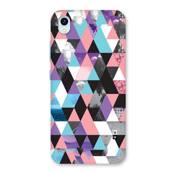 Abstract Splash Triangles Back Case for Vivo Y1s