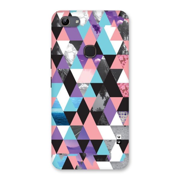 Abstract Splash Triangles Back Case for Vivo Y81