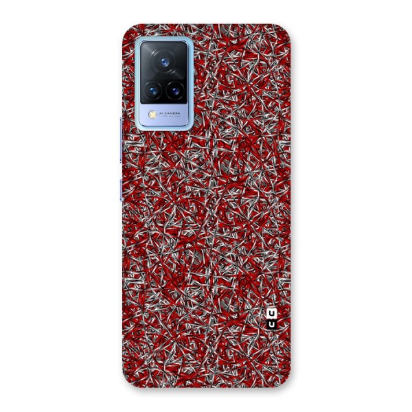 Abstract Threads Back Case for Vivo V21 5G