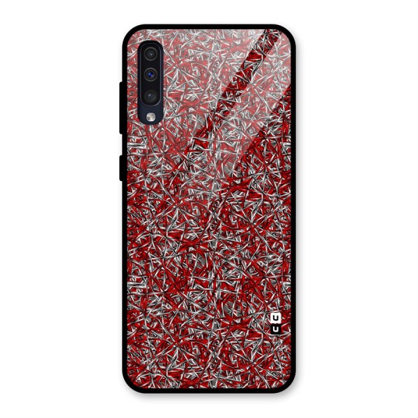 Abstract Threads Glass Back Case for Galaxy A50s