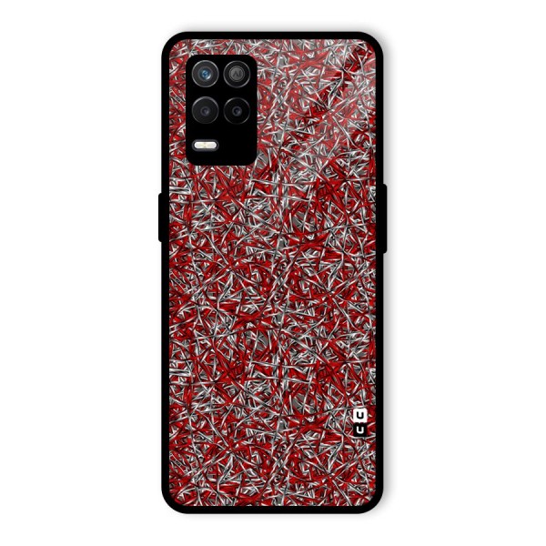 Abstract Threads Glass Back Case for Realme 9 5G