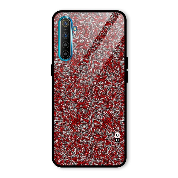 Abstract Threads Glass Back Case for Realme XT