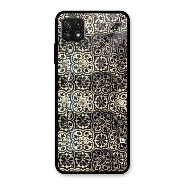 Abstract Tile Glass Back Case for Galaxy A22 5G