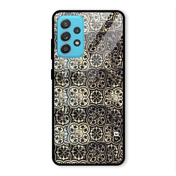 Abstract Tile Glass Back Case for Galaxy A52s 5G