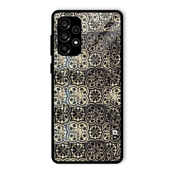 Abstract Tile Glass Back Case for Galaxy A73 5G