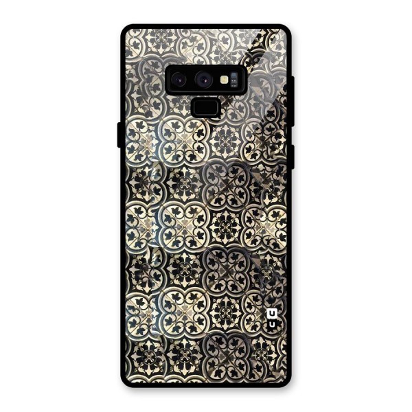 Abstract Tile Glass Back Case for Galaxy Note 9