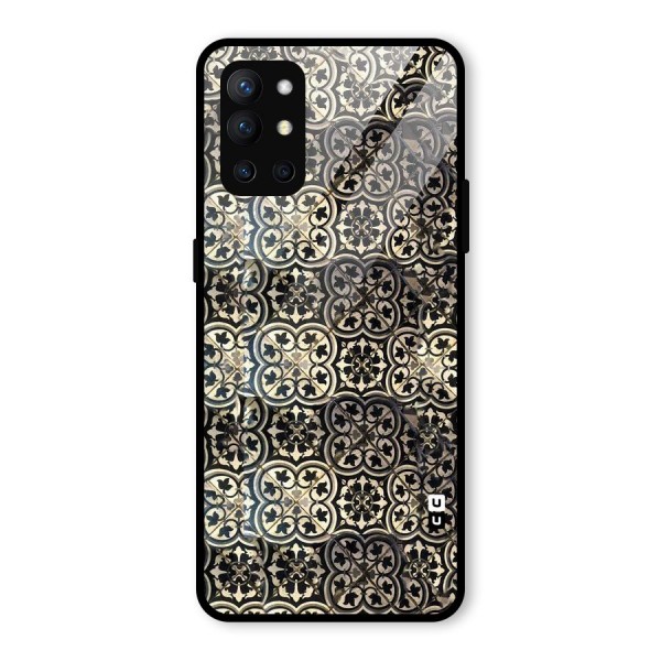 Abstract Tile Glass Back Case for OnePlus 9R