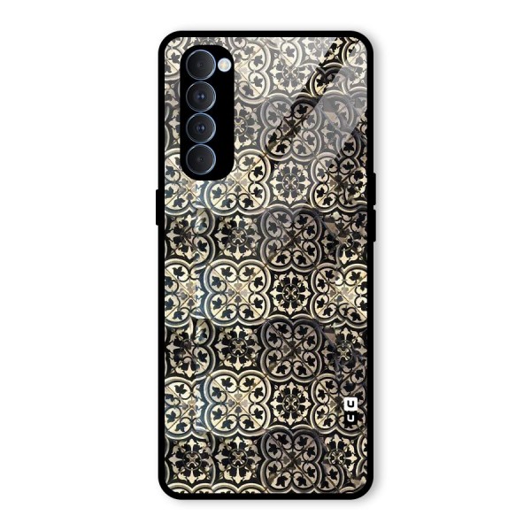 Abstract Tile Glass Back Case for Oppo Reno4 Pro