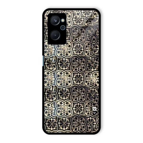 Abstract Tile Glass Back Case for Realme 9i