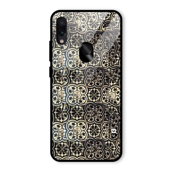 Abstract Tile Glass Back Case for Redmi Note 7