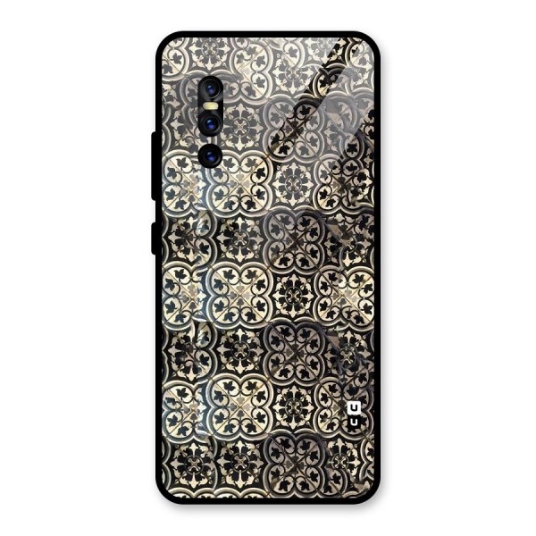 Abstract Tile Glass Back Case for Vivo V15 Pro