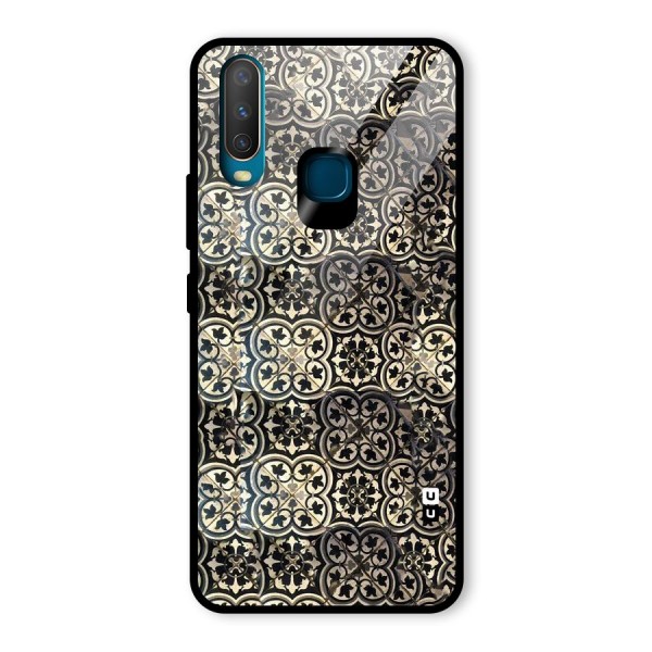 Abstract Tile Glass Back Case for Vivo Y15