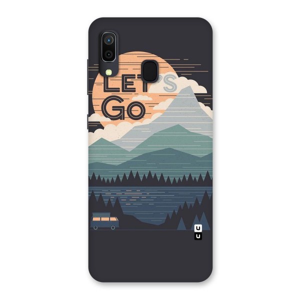 Abstract Travel Back Case for Galaxy A20