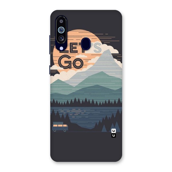 Abstract Travel Back Case for Galaxy A60