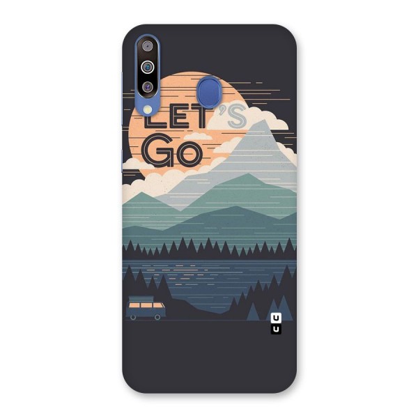 Abstract Travel Back Case for Galaxy M30