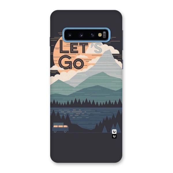 Abstract Travel Back Case for Galaxy S10