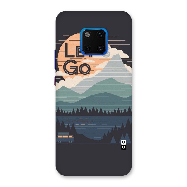 Abstract Travel Back Case for Huawei Mate 20 Pro