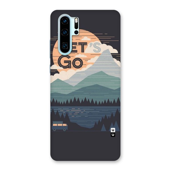 Abstract Travel Back Case for Huawei P30 Pro