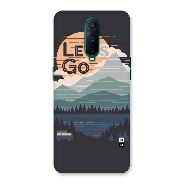 Abstract Travel Back Case for Oppo R17 Pro