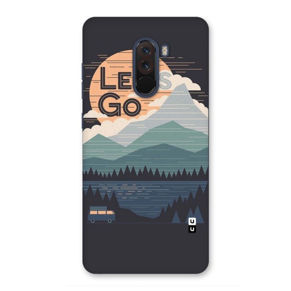 Abstract Travel Back Case for Poco F1