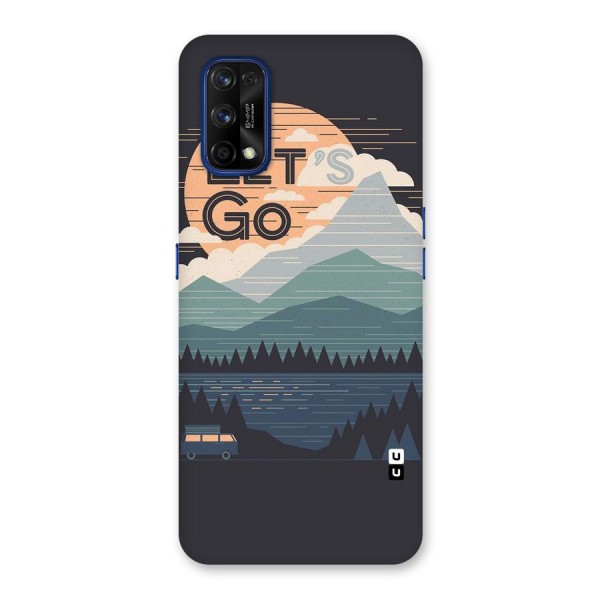 Abstract Travel Back Case for Realme 7 Pro