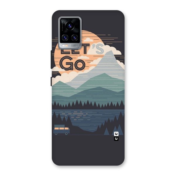 Abstract Travel Back Case for Vivo V20 Pro