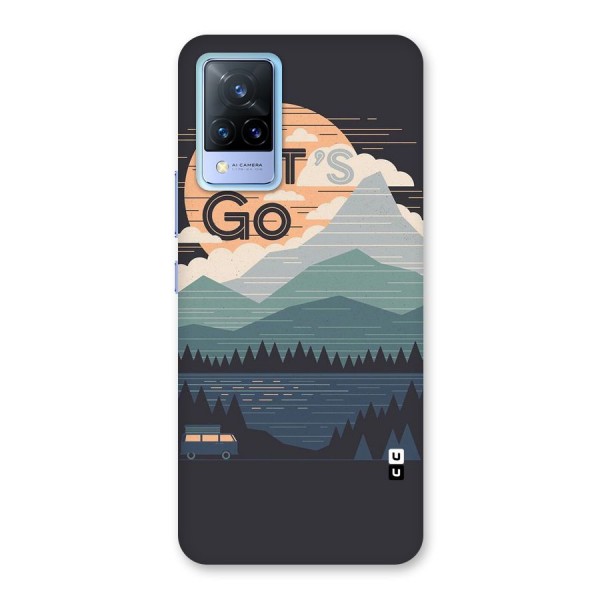 Abstract Travel Back Case for Vivo V21 5G