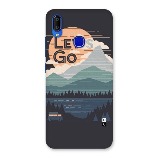 Abstract Travel Back Case for Vivo Y91